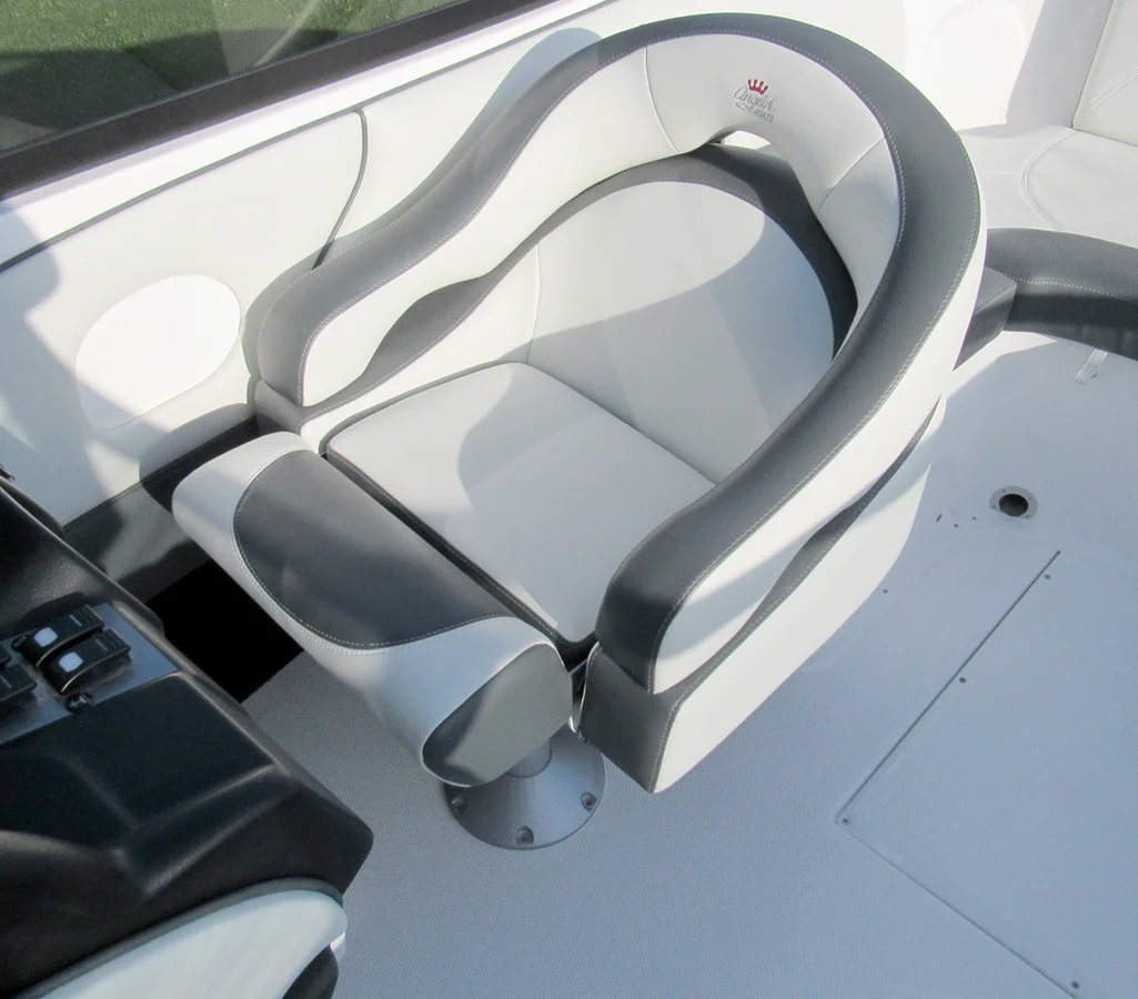 Driver's seat in the cockpit