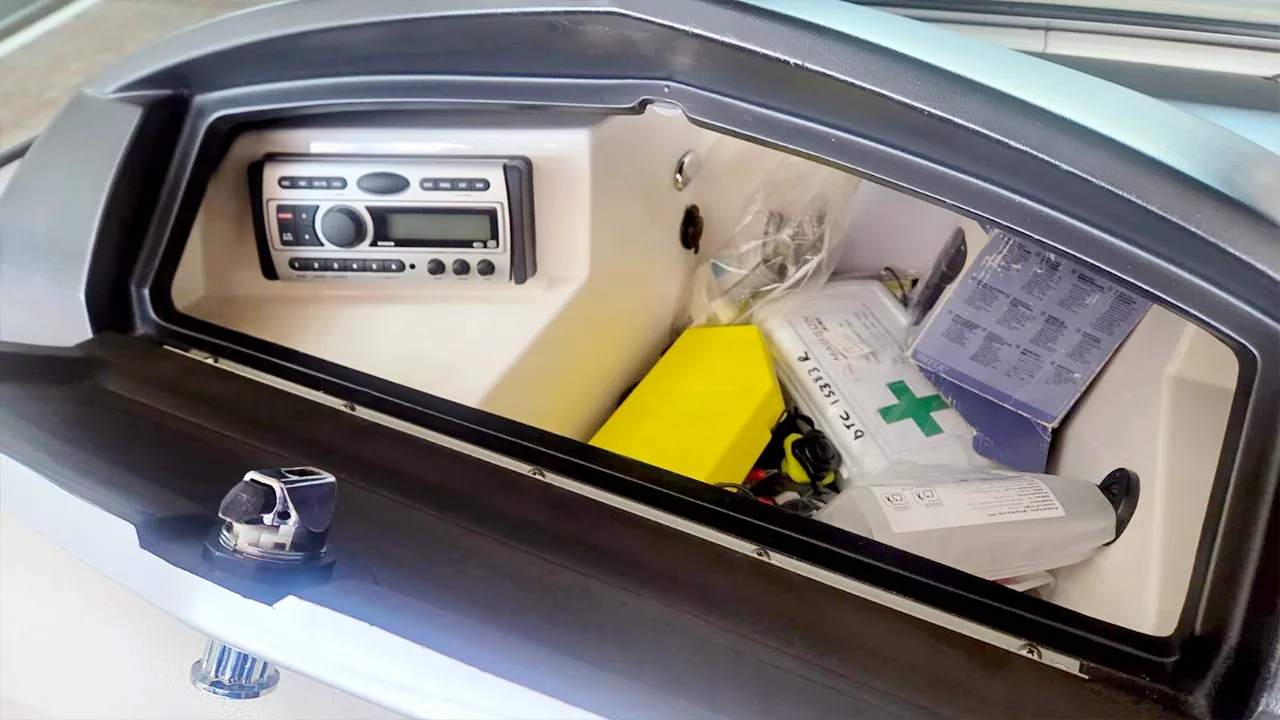 Glove-box on boat